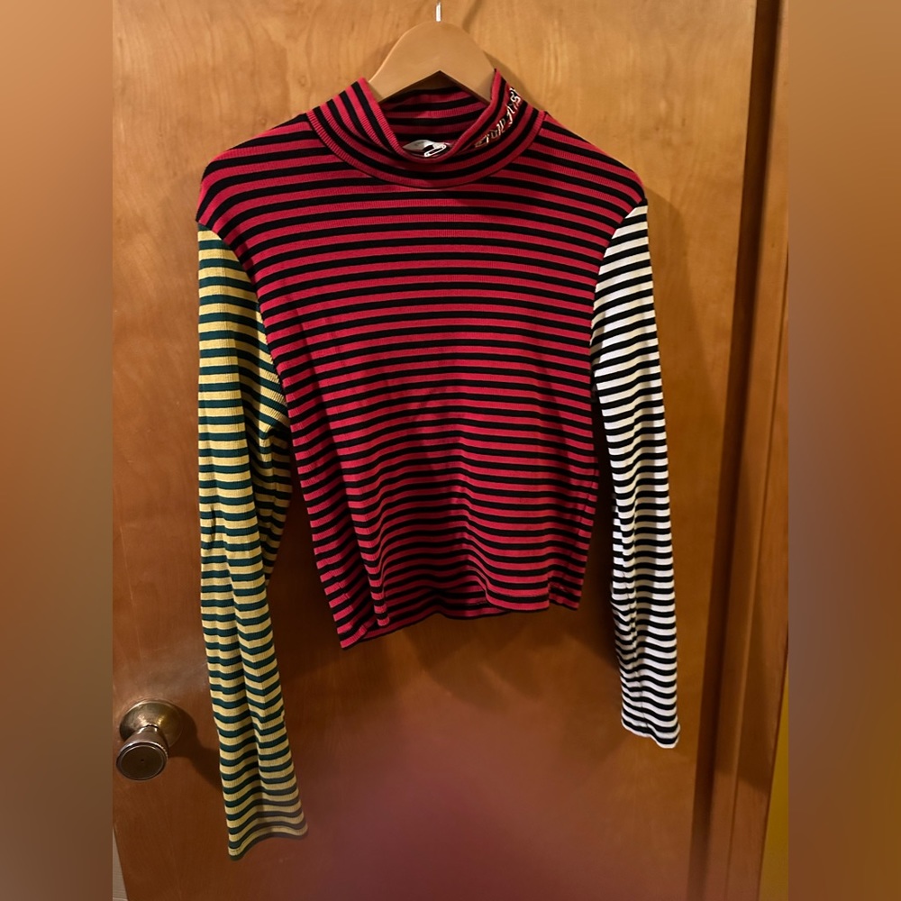 Teddy Fresh Women’s Color Block Mock Neck - Size 3XL